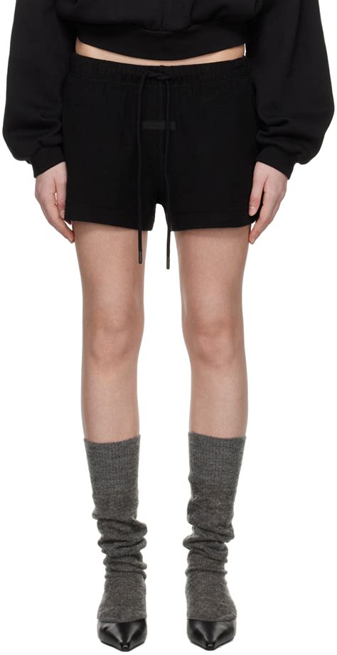 fear of god black shorts